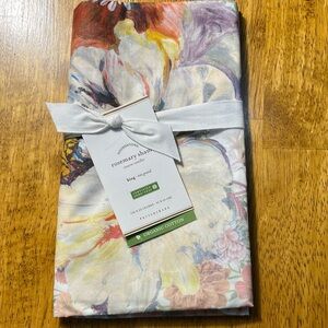 Pottery Barn Foundations 100% Organic Cotton King Size Pillow Sham NWT